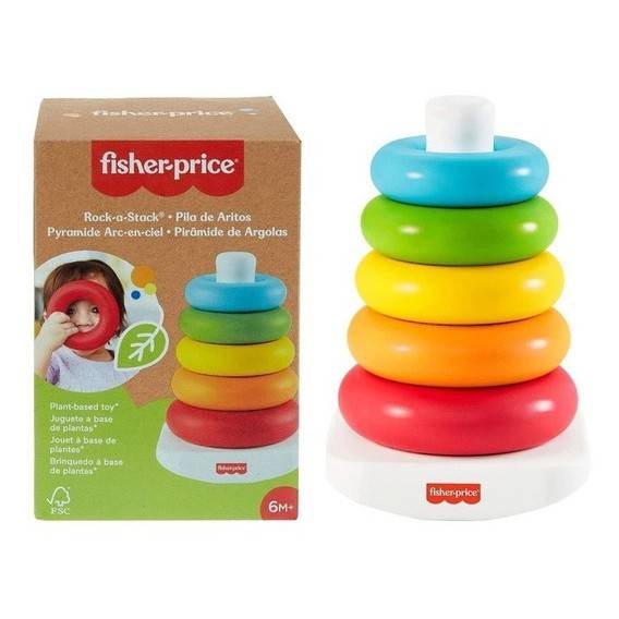 PIRÂMIDE DE ARGOLAS ECO - FISHER PRICE