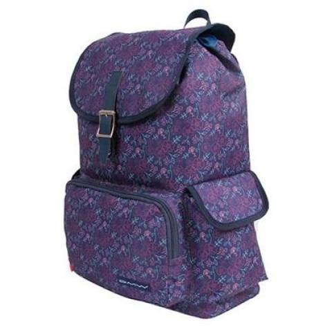 Mochila Floral Com Bolso Frontal - Dermiwil 