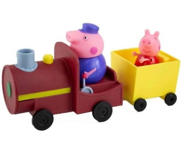 Peppa Pig Com Vovô Maquinista Trenzinho - Sunny