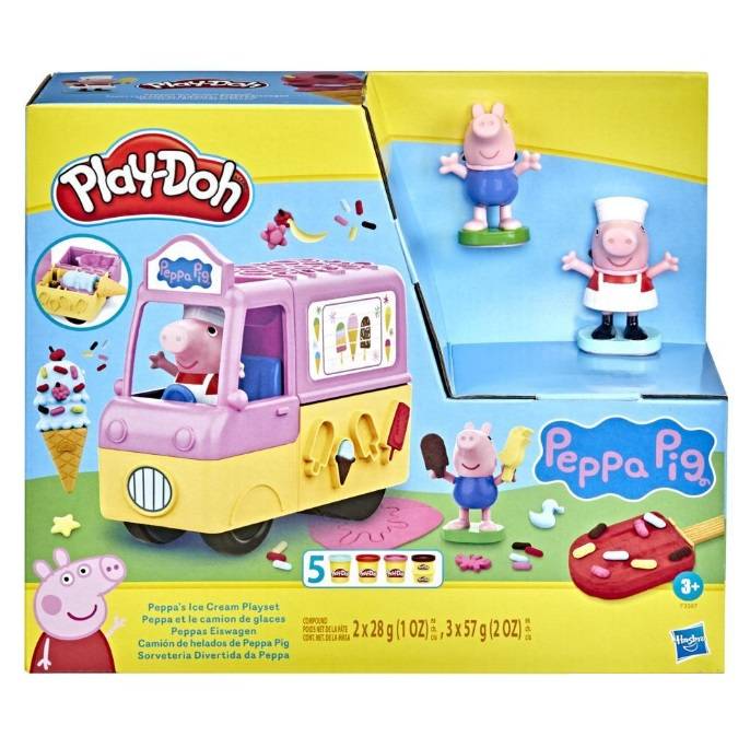 Massinha Play Doh Sorveteria Divertida Peppa Pig - Hasbro 