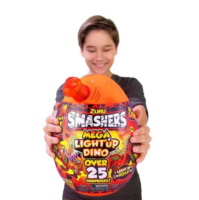 Ovo Surpresa - Zuru smashers - Ilha dos Dinossauros - Fun - Vermelho