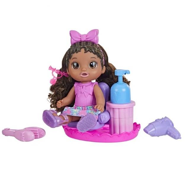 Baby Alive Sudsy Styling Negra - Hasbro