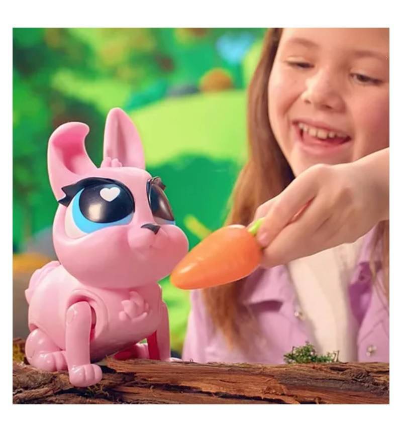 Pixie Coelhinho Borrachinha Interativo Jiggly Pets - Fun