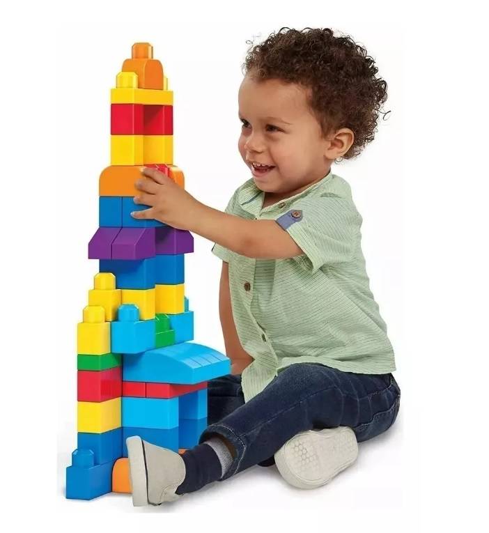 Mega Bloks Saco 80 Peças - Fisher Price