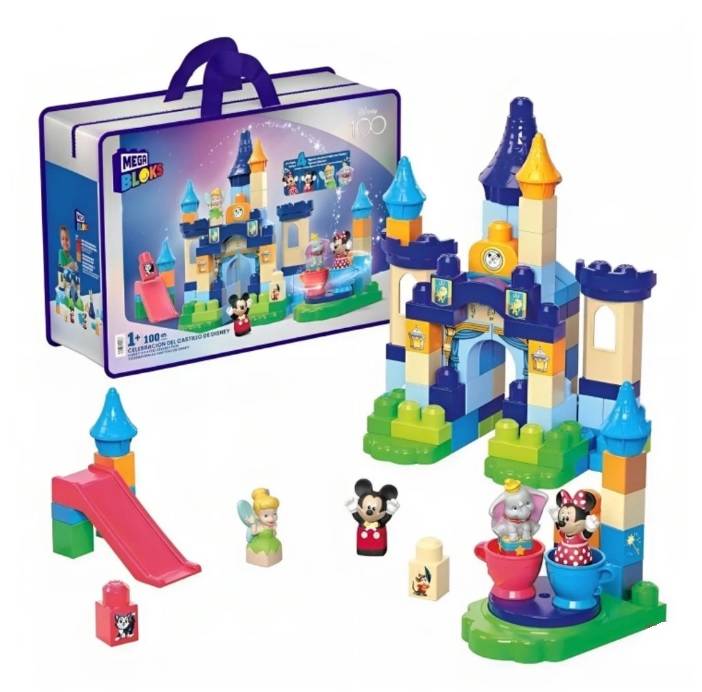 Mega Bloks 100 Peças Disney 100 Anos - Fisher Price