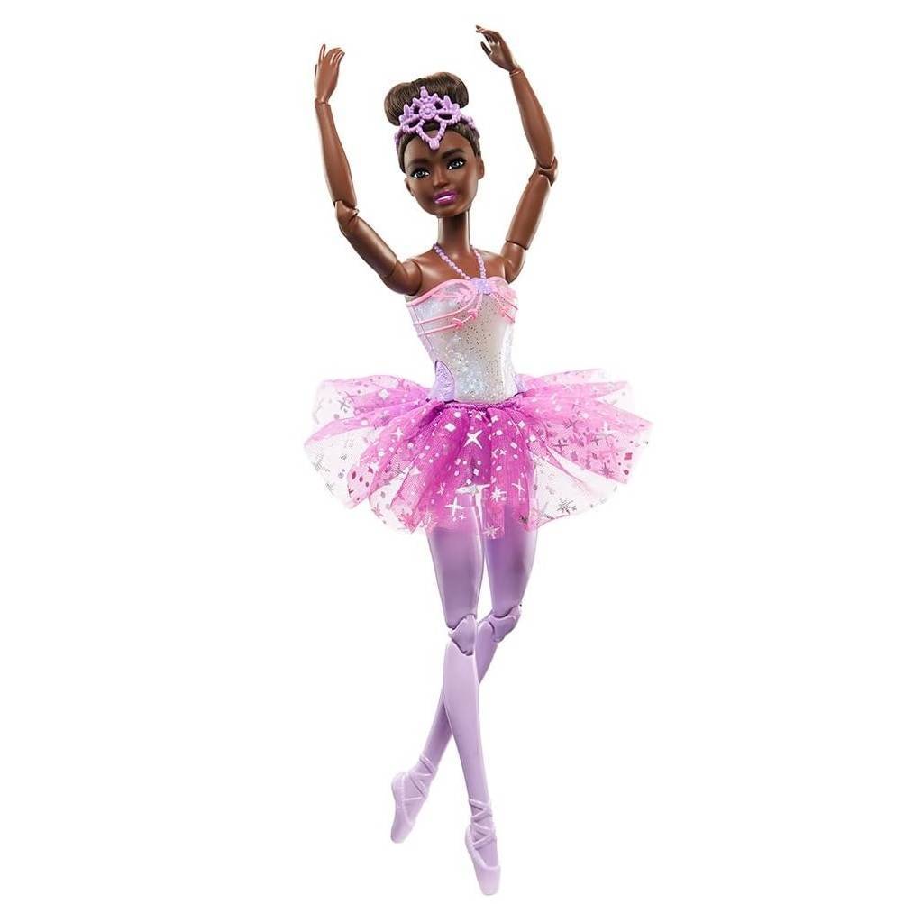 Barbie Bailarina Luzes Brilhantes Negra - Mattel