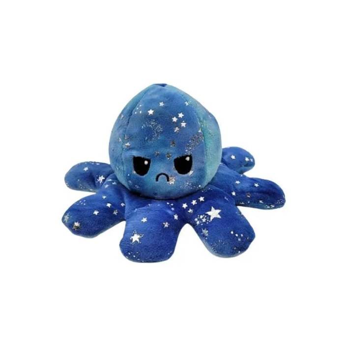 Pelucia Polvo do Humor Reversivel Tie Dye Azul - BBR Toys