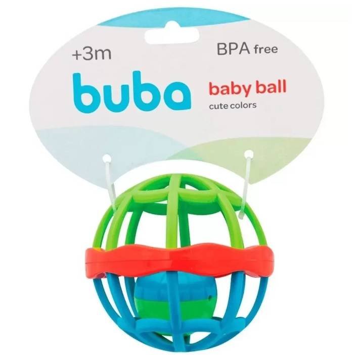 Chocalho Baby Ball Cute Azul - Buba