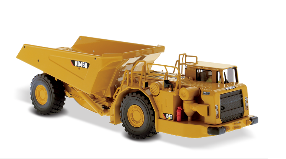 MINIATURA CAMINHÃO ARTICULADO MINERAÇÃO E CONSTRUÇÃO CAT AD458