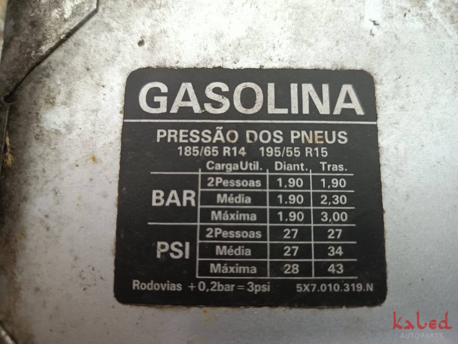 Portinhola do tanque VW Gol/Saveiro/Parati G3