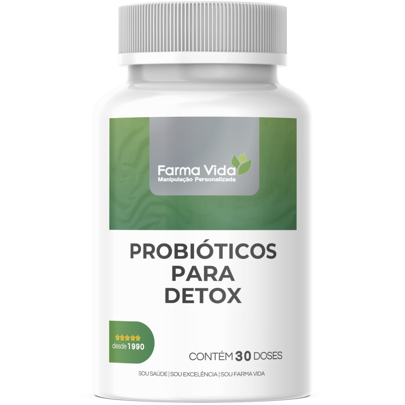 Probióticos para Detox - 30 Doses