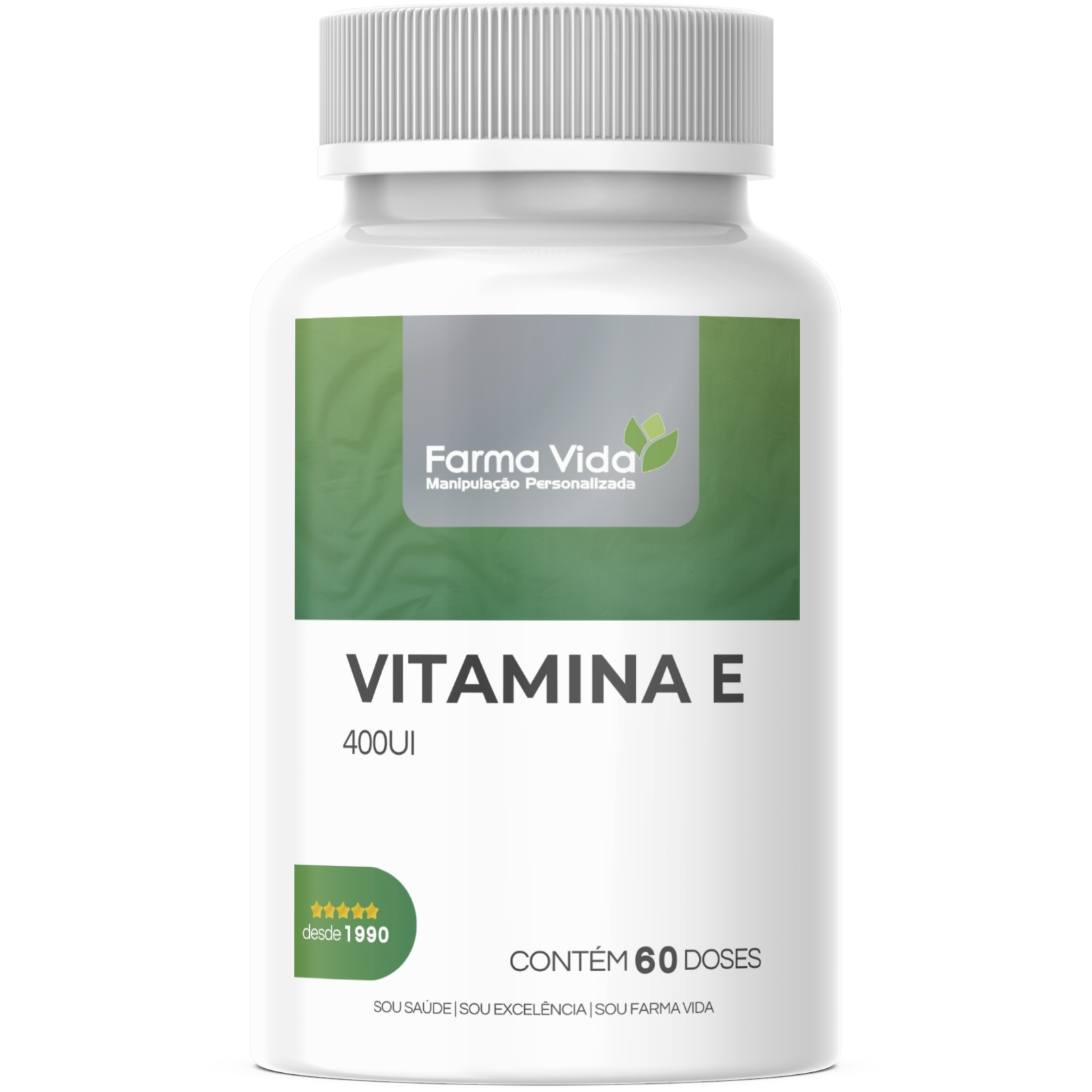 Vitamina E 400UI - 60 Doses