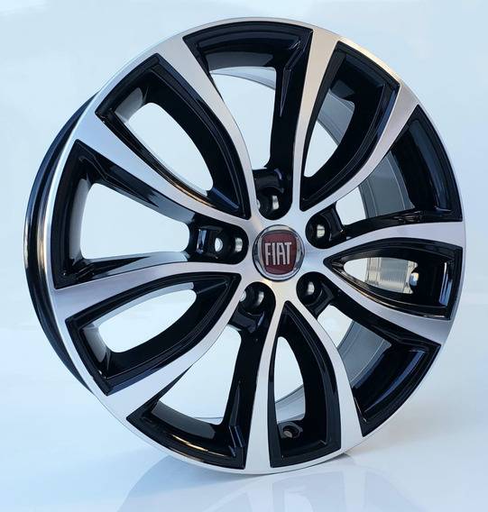 RODA FIAT TORO S02 ARO 16 PRETO DIAMANTADO E GD