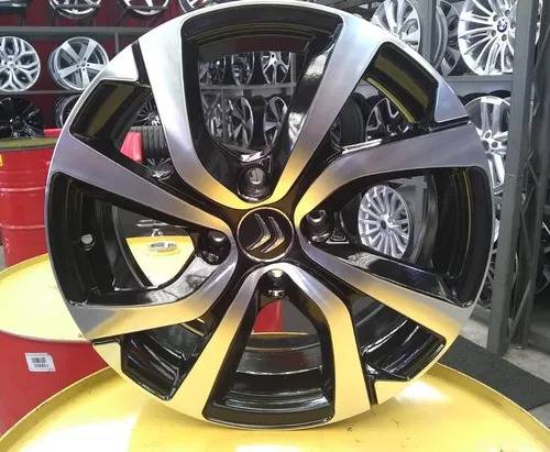 RODA CITROEN CACTUS S14 ARO 16 PRETO DIAMANTADO