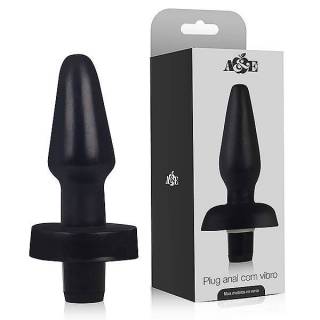 Plug Anal Com Vibrador 12 X 4,5 cm