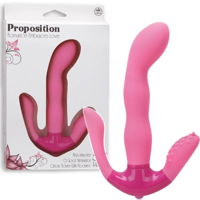 Vibrador Triplo e Duplo Rabbit 3 Vel. Nanma