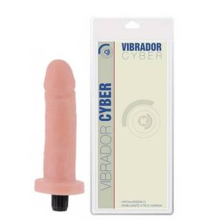 Pênis em Cyber Skin Com Vibrador 16 x 3,7cm