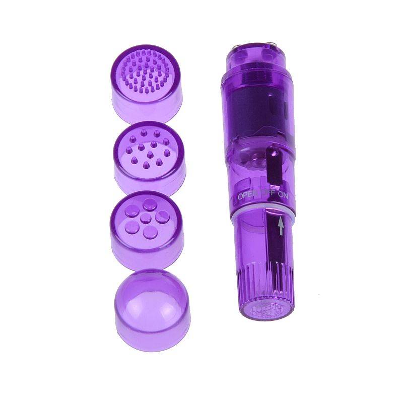 Vibrador Com 4 Massageadores Roxo