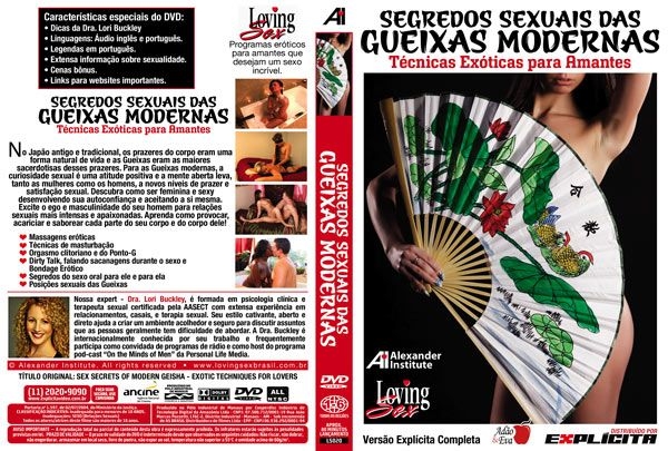 DVD Erótico Segredos Sexuais Das Gueixas Modernas - Coleção Amor e Sexo