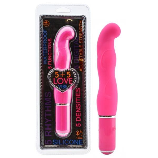 Vibrador Ponto G Com 5 Vel. Rosa Nanma