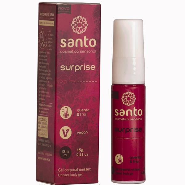 Surprise Gel Excitante Esquenta e Esfria 15g - Santo Cosméticos