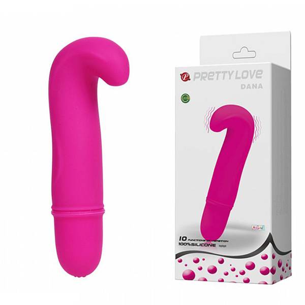 Vibrador Puro Silicone Ponto G 11 x 2,5 cm